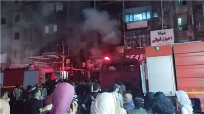 ارتفاع أعداد مصابي حريق الورديان إلى 20 مصابًا ومصرع فتاة بغرب الإسكندرية 