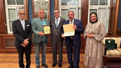 سفير مصر بالنمسا يستقبل وفد الاتحاد العام للمصريين في الخارج