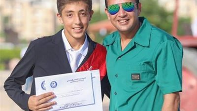 عمر سلامة بطل دورى وكأس الفروسية بسموحة 