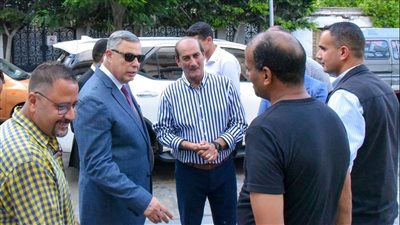 محافظ الإسكندرية يتفقد الاستاد استعدادًا لاستضافة الموسم الكروي الجديد