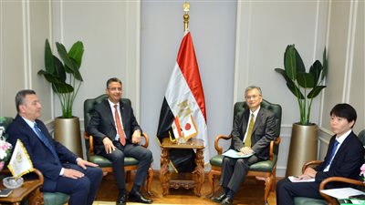 وزير التموين يبحث مع سفير اليابان مجالات وسُبل التعاون المشتركة