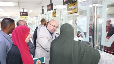 محافظ بني سويف يتفقد سير العمل بالمركز التكنولوجى  فى الواسطى 