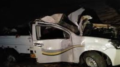 إصابة شخصين في انقلاب سيارة نقل بطريق شرم الشيخ