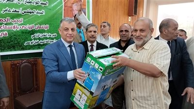 محافظ الإسماعيلية يشهد احتفالية عيد الفلاح الثاني والسبعين