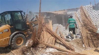 إزالة 20 حالة تعدى على الأراضي الزراعية بالفيوم 