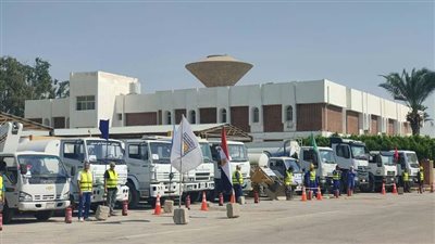  اصطفاف معدات رأس سدر ضمن التدريب العملي المشترك 