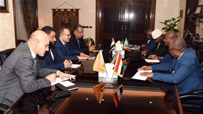  رئيس المقاولون العرب يستقبل وزير خارجية جزر القمر 