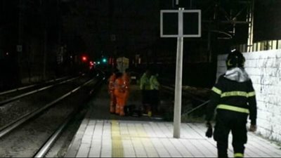 انهيار أرضي يوقف قطار ليكو-ميلانو ويثير حالة طوارئ في المنطقة