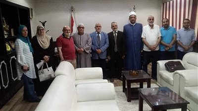 خريجى أزهر الغربية وشريعة طنطا يبحثان المهام الدعوية ونشر الفكر الوسطى