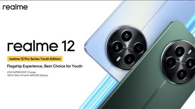سلسلة realme 12 في المركز الثاني عند المستخدمين