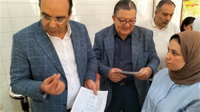 وكيل صحة الدقهلية يتفقد أعمال المبادرة الرئاسية 100 يوم صحة بميت غمر 