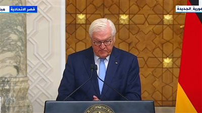 الرئيس الألماني: قناة السويس شريان حياة لأوروبا بالكامل (شاهد)