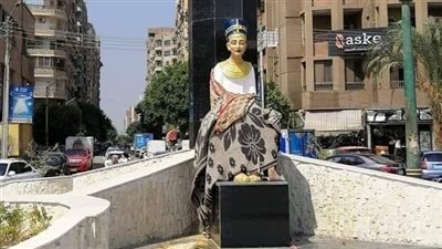 حملة الدفاع عن الحضارة تناشد محافظ المنيا بإزالة مسخ نفرتيتى من المحافظة 