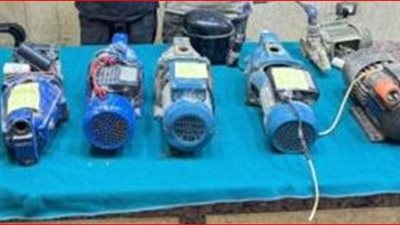   القبض على لصوص مواتير المياه بعين شمس