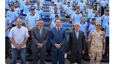ختام فعاليات دورة التربية العسكرية بجامعة المنصورة الجديدة