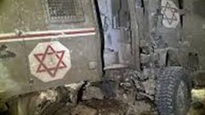 شهداء الأقصى تستهدف آلية بوز النمر وجرافة عسكرية بعبوة متفجرة بمخيم الفارعة