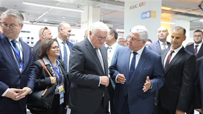 الرئيس الألماني من قلب العاصمة الإدارية: مصر 