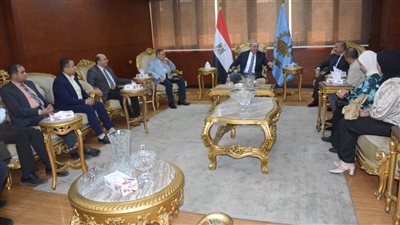 محافظ الغربية يستقبل لجنة تقييم المبادرة الوطنية للمشروعات الخضراء 