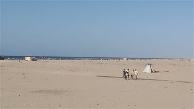 انخفاض نسبة الإشغال على شواطئ مصيف جمصة 