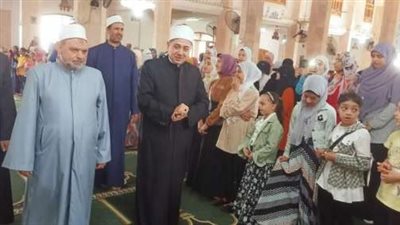 افتتاح مسجد جديد بمدينة العبور احتفالا بالمولد النبوي الشريف