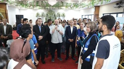  3 آلاف شنطة مستلزمات دراسية للطلاب الأولى بالرعاية في بني سويف