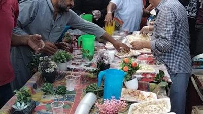 عناب وشربات بالفاكهة في إحتفالات أهالي البحيرة بالمولد النبوي 