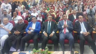  بدء الاحتفالية الكبرى لحزب الوفد  لتكريم أوائل الثانوية العامة بكفر الشيخ بحضور رئيس الوفد