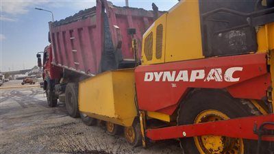 إستمرار أعمال رصف وتطوير كوبري سكة المحلة بحي ثان طنطا 