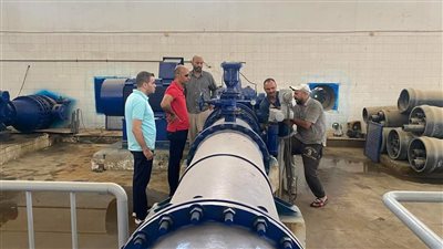 انتظام العمل بكامل طاقة محطات وروافع مياه الشرب في القاهرة الجديدة 