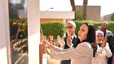 وزيرة التضامن تفتتح أعمال تطوير مجمع خدمات متعددي الإعاقة بالطالبية 