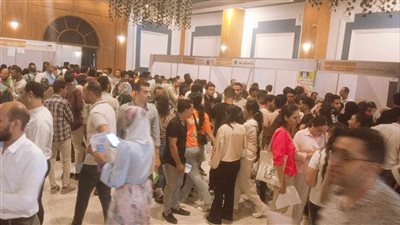 توافد كبير علي الملتقي التوظيفي الأكبر للشباب بالمنيا 