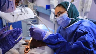 توافد كبير على قافلة جامعة القاهرة بقرية سقيل بالجيزة