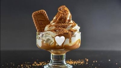 طريقة عمل آيس كريم باللوتس لمذاق منعش وشهي