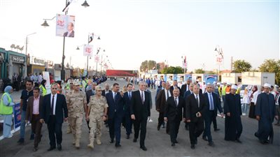 محافظ الغربية يتابع تخطيط كوبري سكة المحلة بطنطا