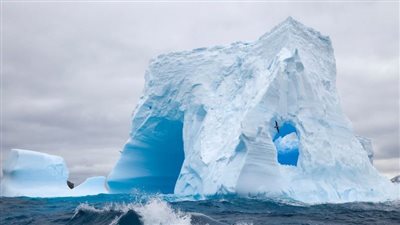 تغير المناخ يزيد حجم الجليد في 