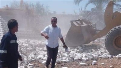 حملة إزالات مكبرة بقريتن أبو دياب غرب و السمطا فى دشنا بقنا