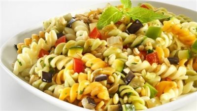 طريقة تحضير سلطة خضار مع المكرونة للرجيم