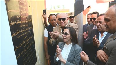 محافظ البحيرة تفتتح مشروع الصرف الصحي بقرية الجدية برشيد 