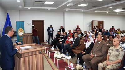 الاحتفال باليوم العالمى لسلامة المرضى بمكتبة مصر العامة بحضور نائب محافظ أسوان