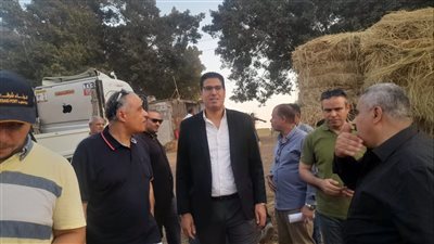 الدقهلية تتابع نقاط تجميع قش الأرز وتعظيم الاستفادة منه حفاظا على البيئة 