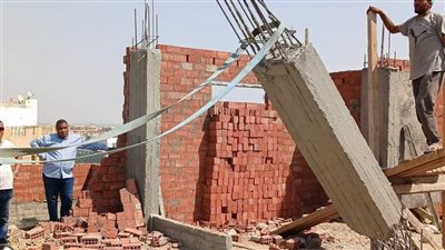 6 أكتوبر والشيخ زايد والعبور تواصل إزالة مخالفات البناء 