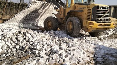 إزالة 506 حالة تعد ومتغير مكاني وبناء مخالف بالمنوفية