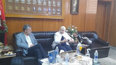 عميد ألسن عين شمس تستقبل سفير البرتغال