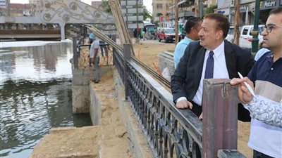 محافظ المنوفية يتفقد أعمال تطوير كورنيش شبين الكوم 