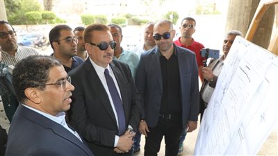 محافظ المنوفية يتفقد مبنى التأمين الصحي الجديد بالمنوفية لتخفيف الزحام وتوفير العلاج 