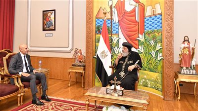 البابا تواضروس الثاني يستقبل وزير التربية والتعليم 