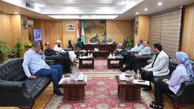 محافظ الفيوم يلتقي أعضاء مجلسي النواب والشيوخ لبحث مطالب المواطنين 