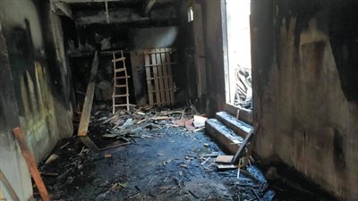 اندلاع حريق بورشة تنجيد موبيليا