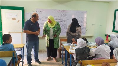وكيل وزارة التربية والتعليم بالفيوم تتابع مدارس إدارة إطسا