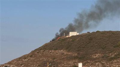 انفجار منصة القبة الحديدية قرب سلفيت في الضفة الغربية.. صورة